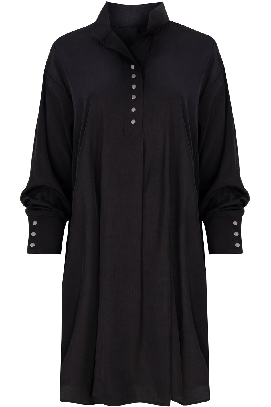 Koszula - sukienka oversize czarna