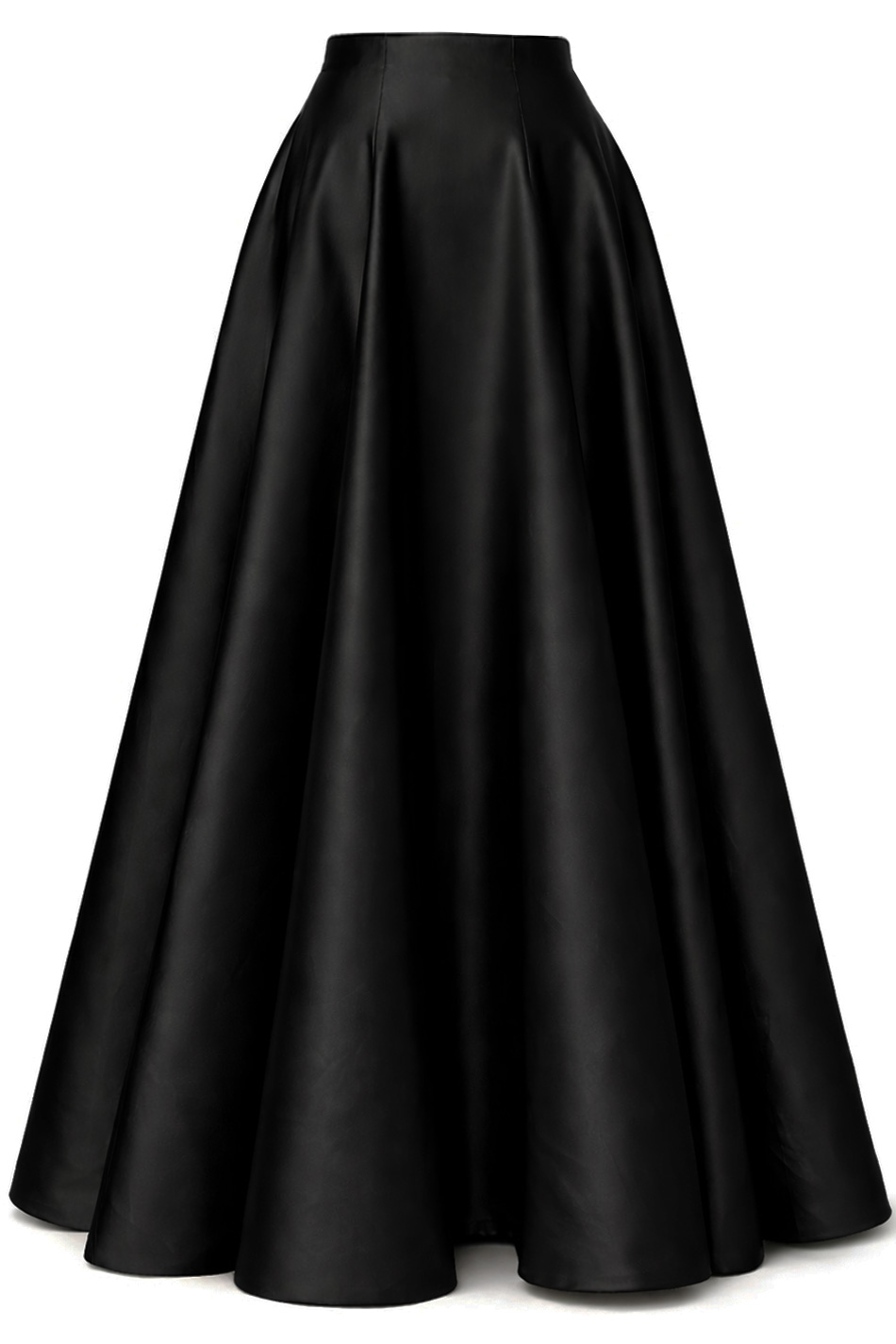 Spódnica satynowa wieczorowa czarna