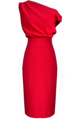 Sukienka Annie czerwona by Kasia Zapała
