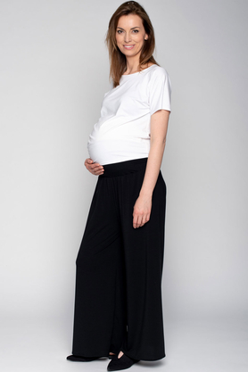 Spodnie ciąża czarne by Marita Bobko
