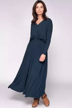 Sukienka maxi long morska by Marita Bobko