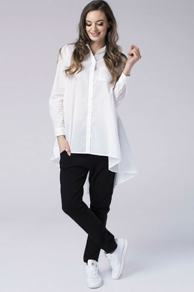 Tunika koszulowa Kendy Look 504 biała by LOOK made with Love