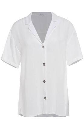 Koszula z krótkim rękawem Safari Look 1132 biała by LOOK made with Love