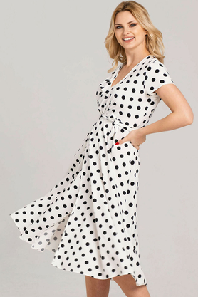 Sukienka w groszki Polka Dots Look 20 by LOOK made with Love