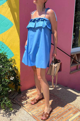 Sukienka Viky niebieska by SUZANA PERREZ