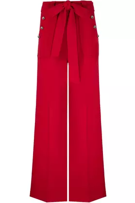 Spodnie dzwony maksi czerwone by VerityHunt