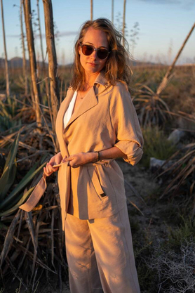 Żakiet w stylu safari Penelopa Look 915A by LOOK made with Love