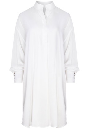 Koszulo-sukienka oversize biała by VerityHunt