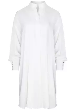 Koszulo-sukienka oversize biała by VerityHunt