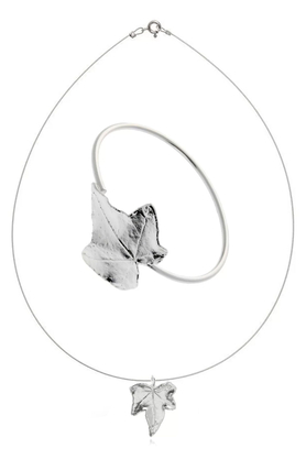 Komplet bransoletka wisiorek Ivy srebrny by Pradelle