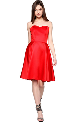 Sukienka gorsetowa Arabela czerwona by Inspiracja Butik