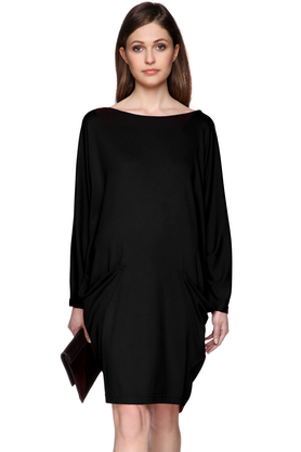 Sukienka z kieszeniami czarna by Yuliya Babich