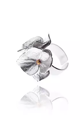 Pierścionek Petals srebrny by Pradelle