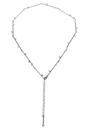 Naszyjnik srebrny perły by FROU-FROU