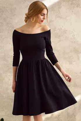 Sukienka hiszpanka czarna by Kasia Miciak