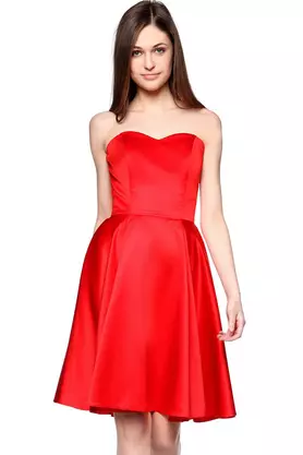 Sukienka gorsetowa Arabela czerwona by Inspiracja Butik