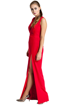 Sukienka Małgorzata III Czerwona by Inspiracja Butik
